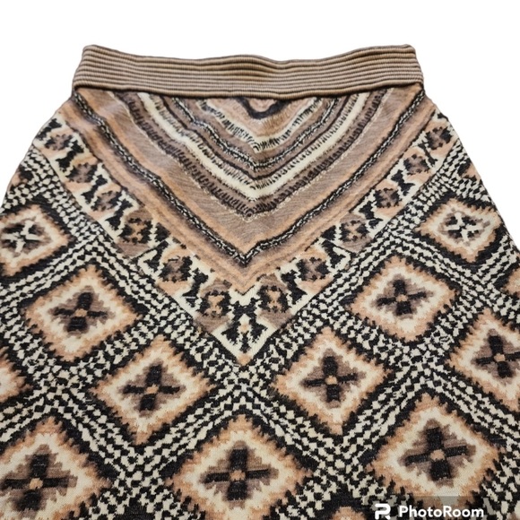 FREE People Magic Carpet Fringe Skirt Nordic Print Wool Blend
- Small - Picture 5 of 7